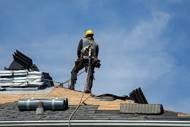 Professional Roofing technician working in Hill City, KS
